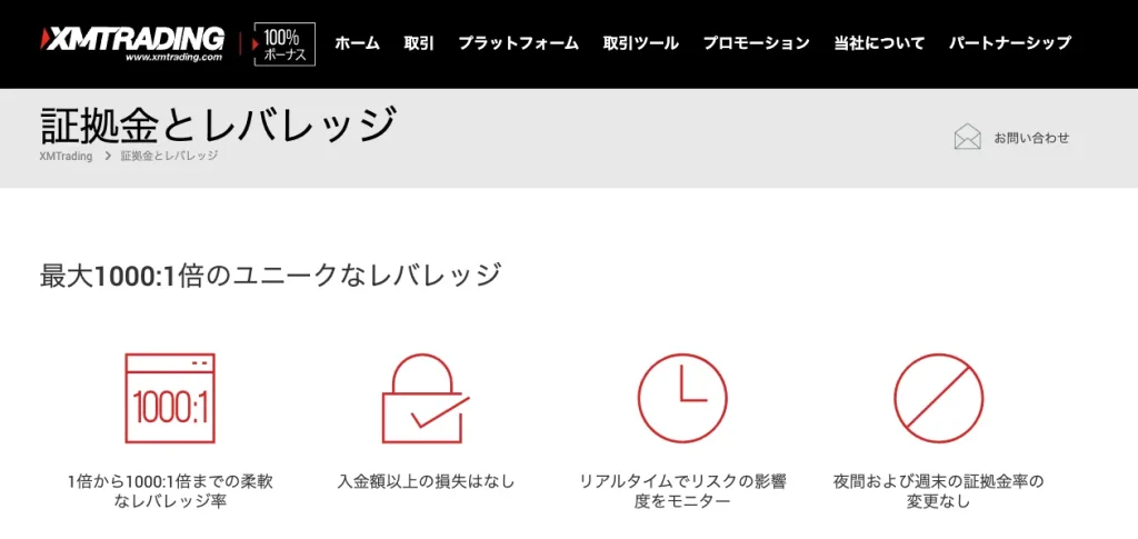 XMレバレッジの公式画像