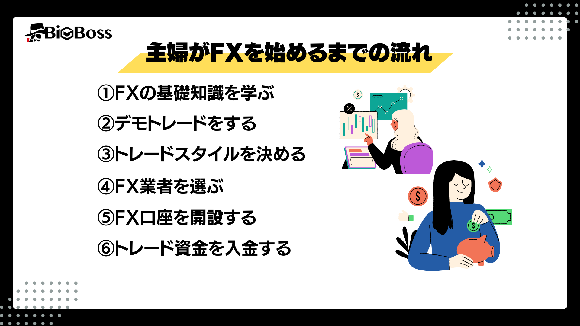 主婦がFXを始めるまでの流れ