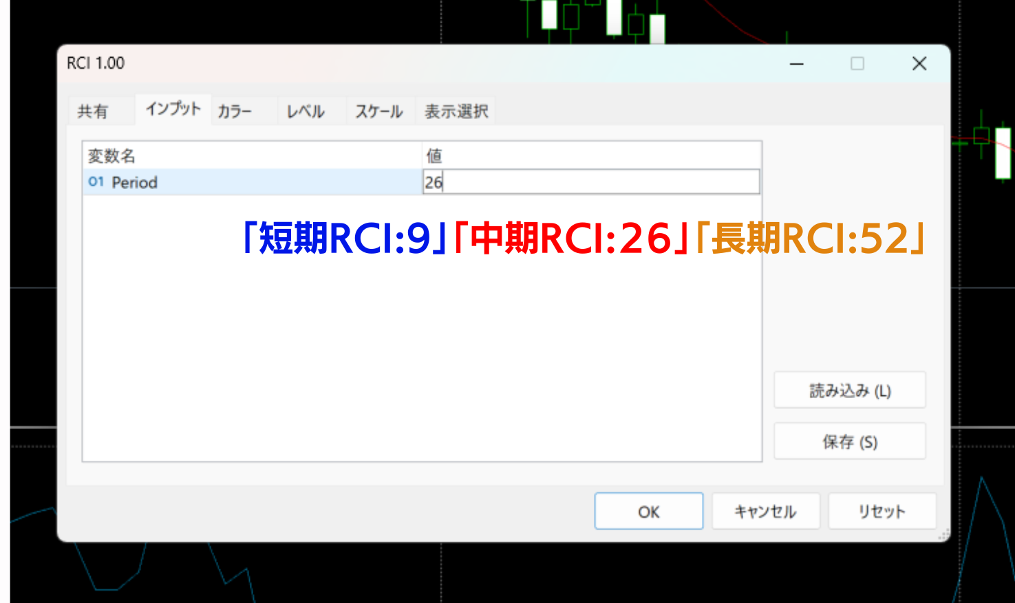 RCIを表示させる手順7