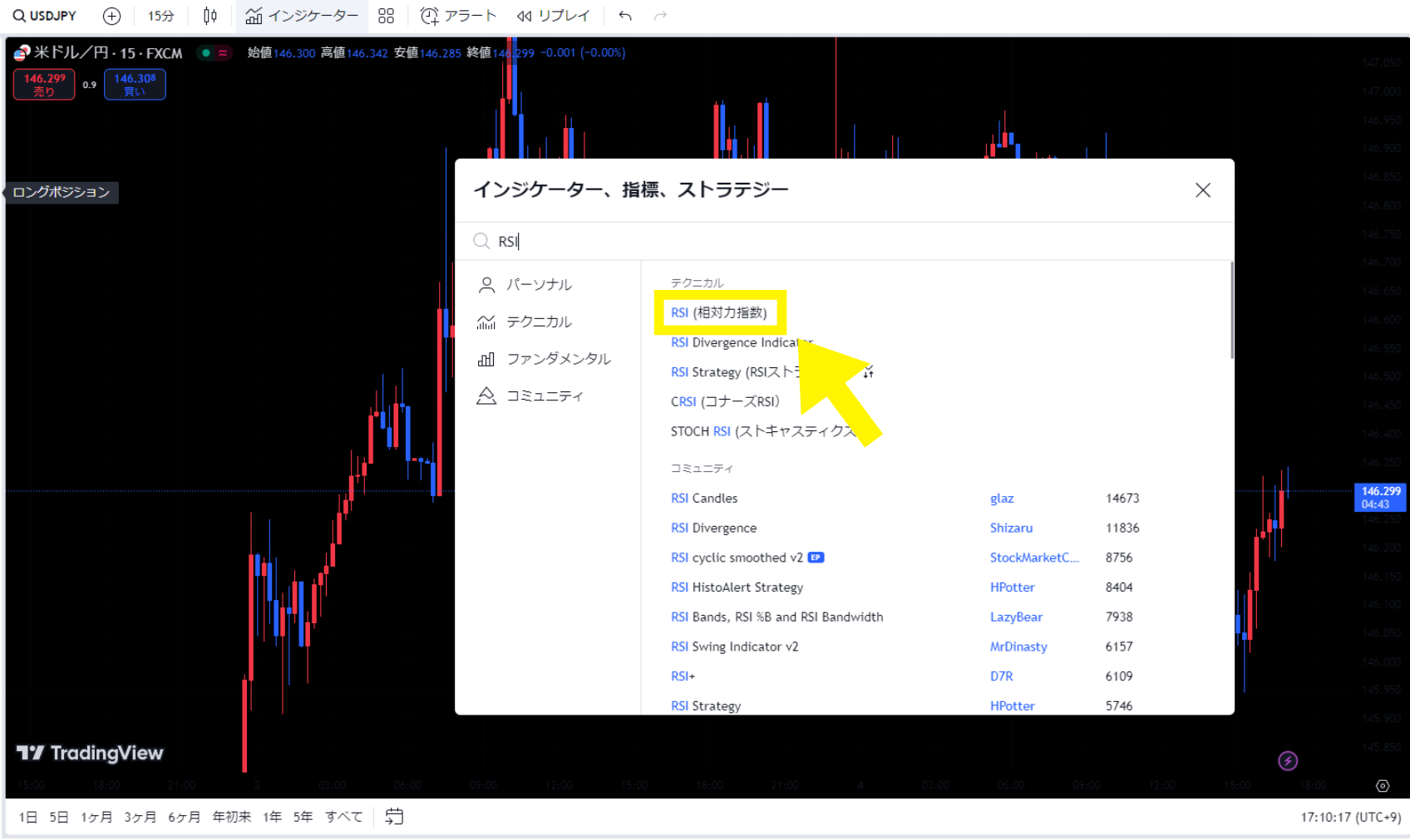 RSI表示方法2