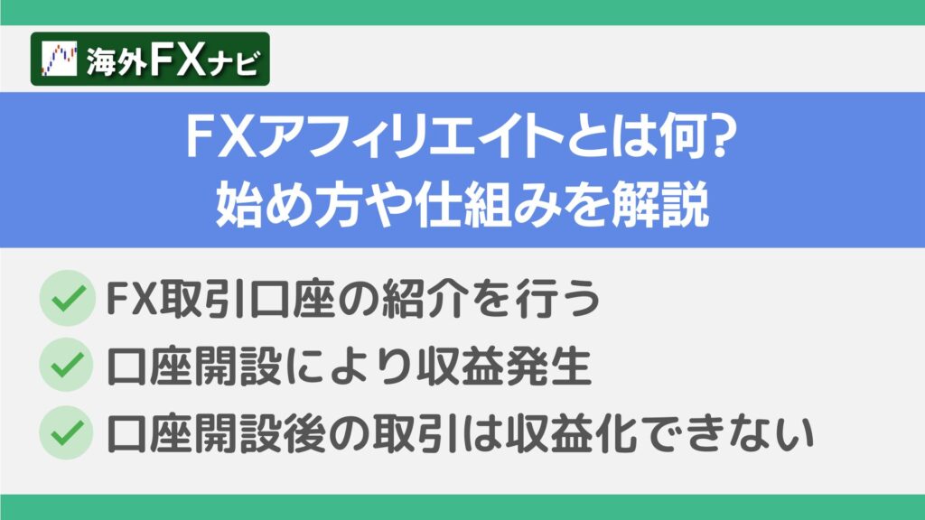 FXアフィリエイトとは何？始め方や仕組みを解説