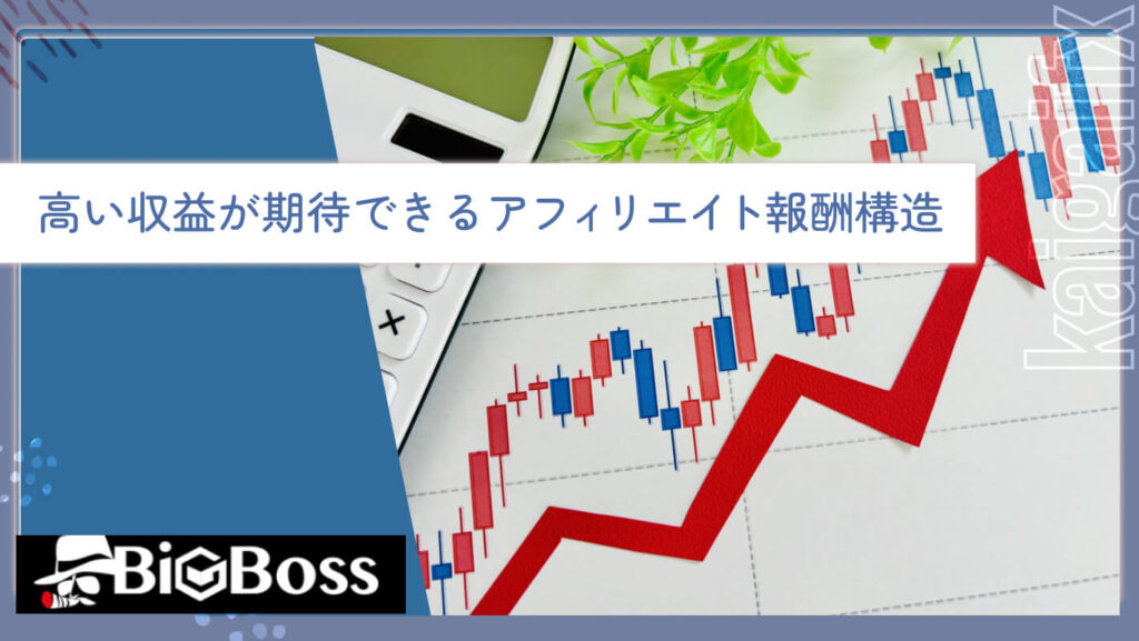 高い収益が期待できるアフィリエイト報酬構造