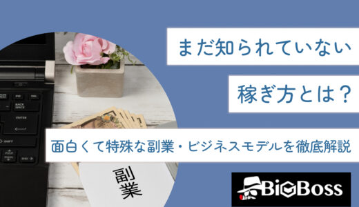 まだ知られていない稼ぎ方とは？面白くて特殊な副業・ビジネスモデルを徹底解説