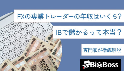 FXの専業トレーダーの年収はいくら？IBで儲かるって本当？専門家が徹底解説