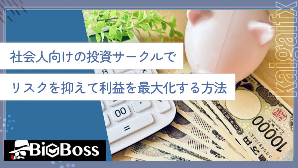 社会人向けの投資サークルでリスクを抑えて利益を最大化する方法