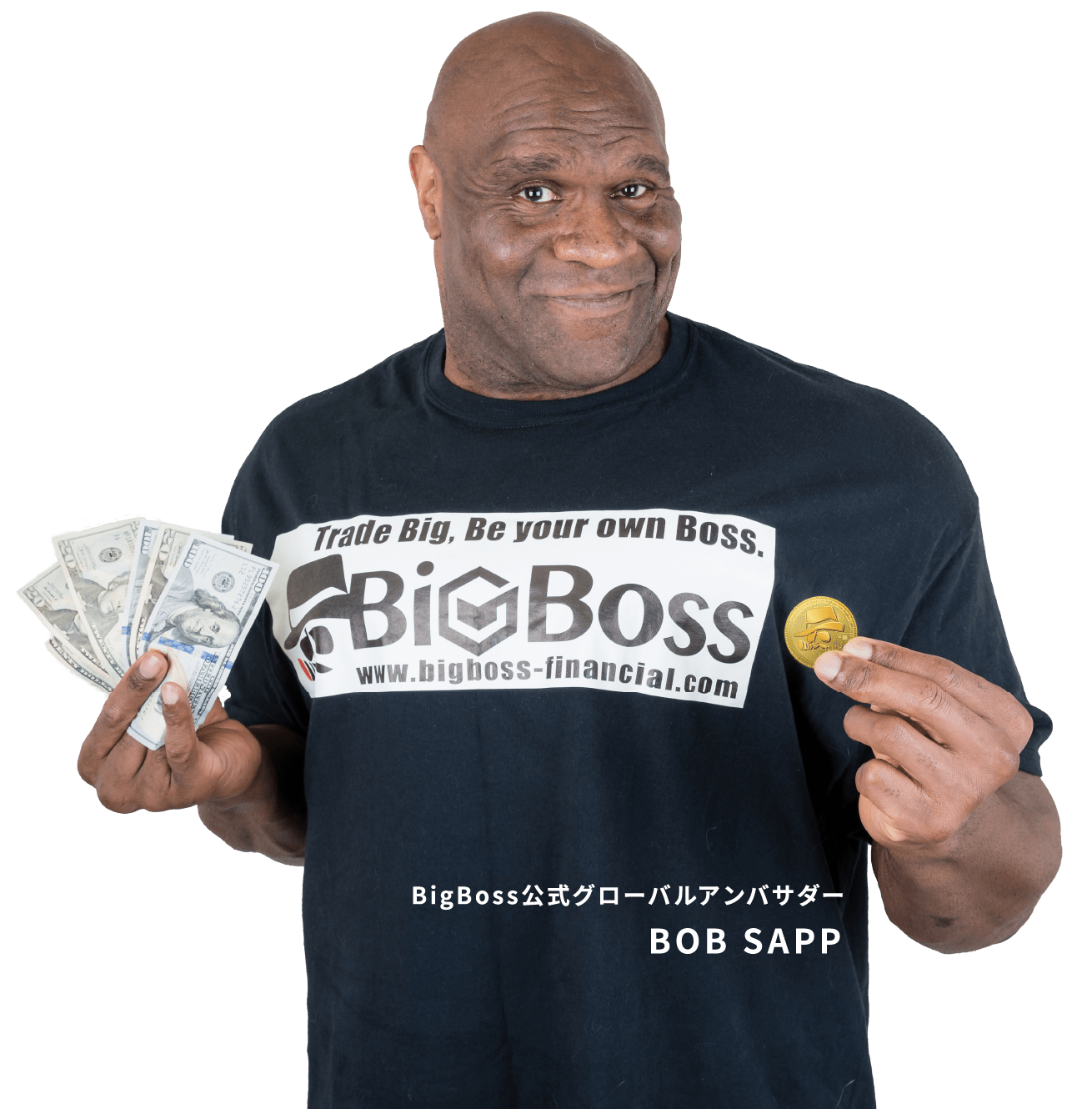 BigBoss公式グローバルアンバサダー BOB SAPP